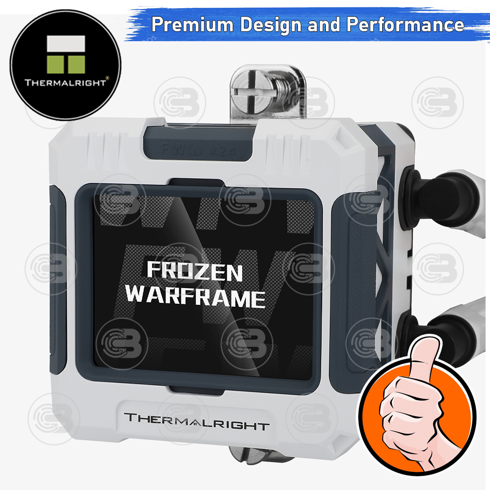 [CoolBlasterThai] Thermalright FROZEN WARFRAME 240 WHITE ARGB AIO Liquid CPU Cooler (AM5/LGA1851 Ready) ประกัน 5 ปี
