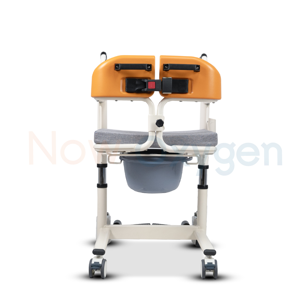 รถเข็นเคลื่อนย้ายแบบแมนนวล มือหมุนด้านบนใช้งานง่าย รับประกัน 2 ปี