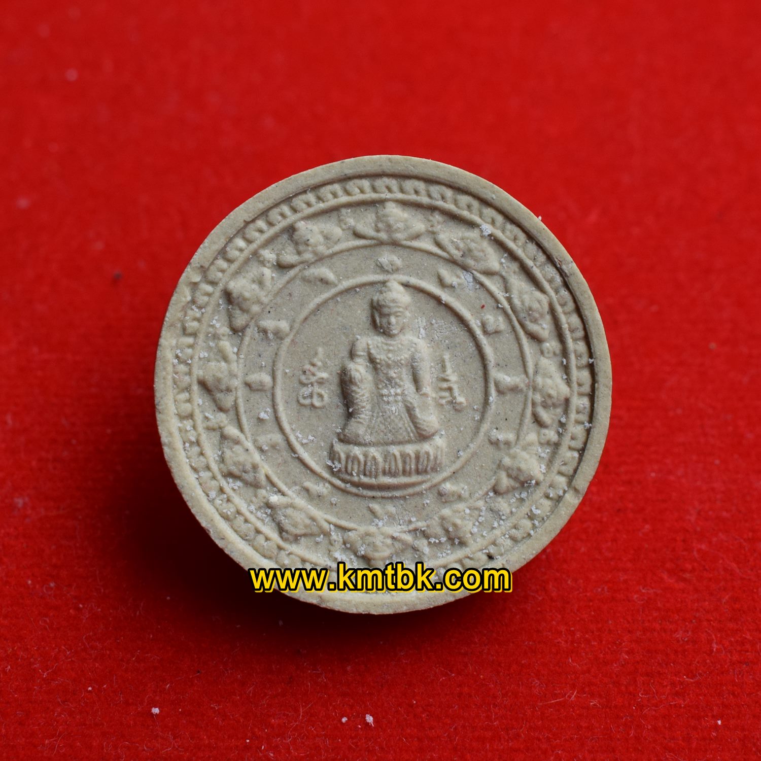 องค์ท้าวจตุคามรามเทพ วัดพระมหาธาตุ จ.นครศรีธรรมราช เนื้อผง ขนาดห้อยคอ สูง 3.5ซม. รุ่น ทรัพย์ไหลมา ปี2550
