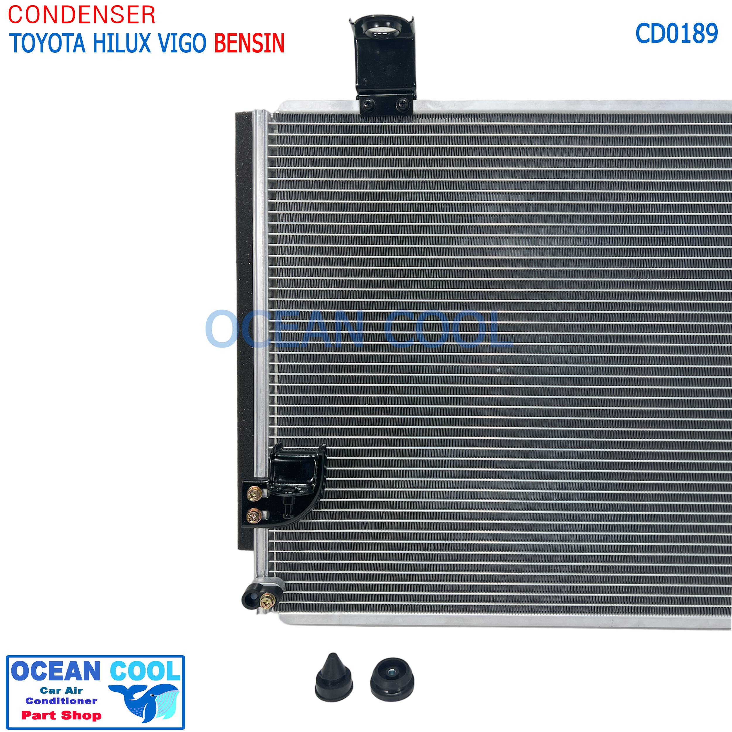 แผงแอร์ โตโยต้า วีโก้ เบนซิน CD0189 CONDENSER Toyota Vigo Champ BenSIN คอยล์ร้อน รังผึ้งแอร์ แผงรังผึ้ง แผงคอยล์ร้อน