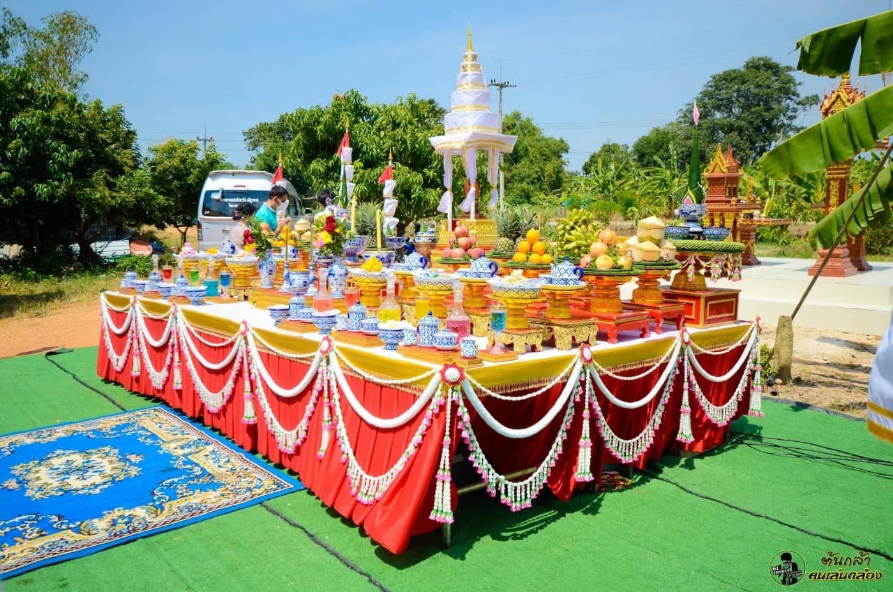 จัดพิธีพราหมณ์ - ตั้งศาลศาลพระพรหม พิธีบวงสรวง