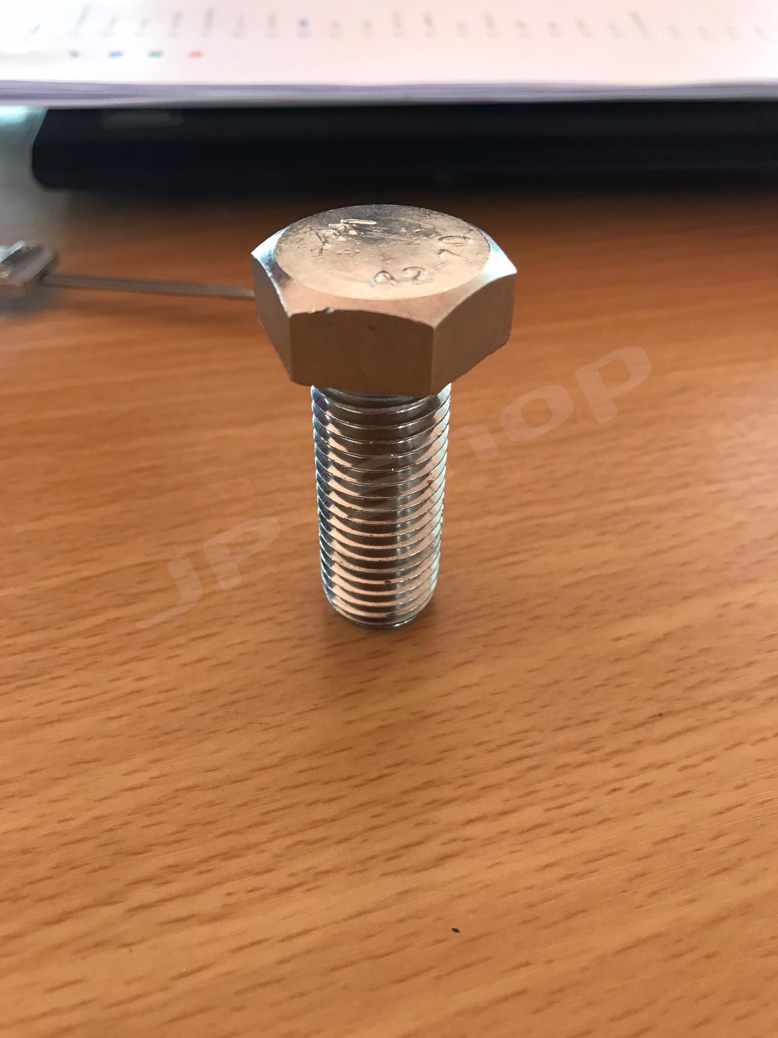 น็อตสแตนเลส304 ขนาดM16*40มม. M16 ยาว40มม. #1640