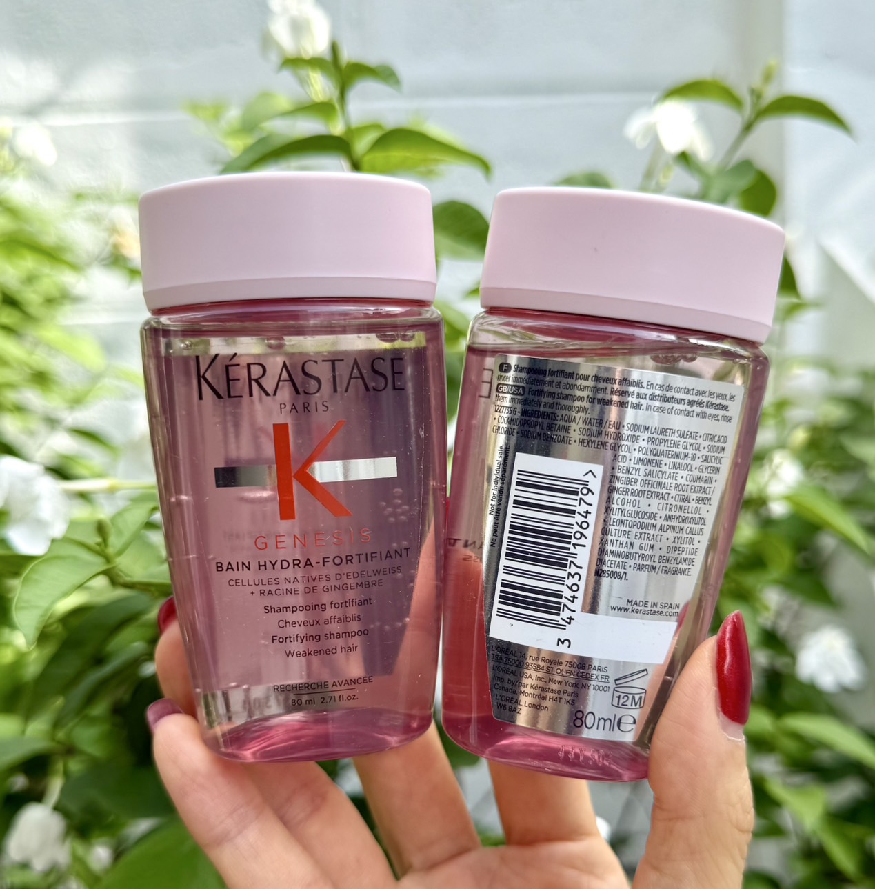 Kerastase Genesis Bain Nutri-Fortifiant Shampoo 80ml. (1ขวด) แชมพูตัวดังสำหรับผมแห้ง เส้นใหญ่ ขาดหลุดร่วงง่าย
