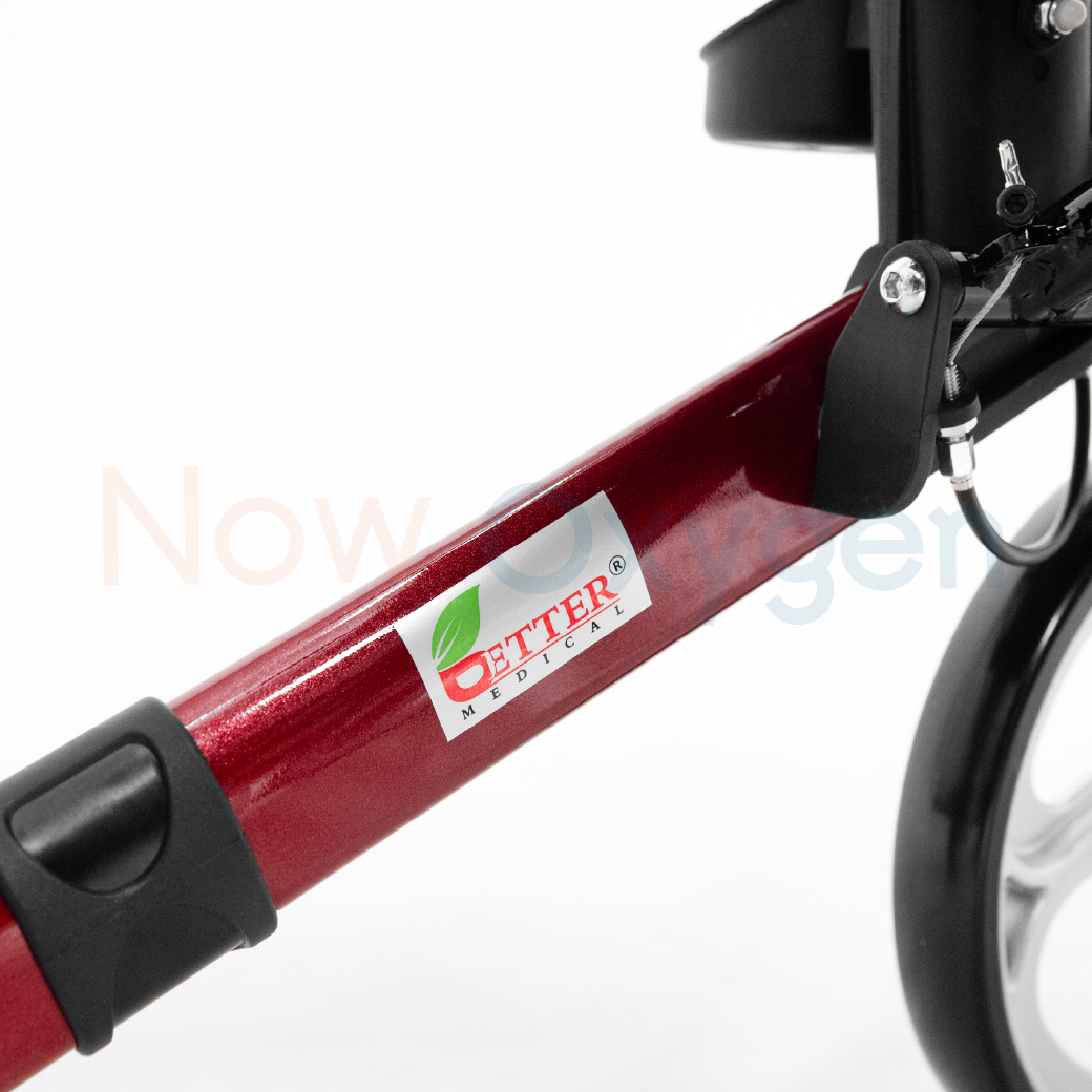 รุ่นใหม่ วอล์คเกอร์ 4 ล้อ อุปกรณ์ช่วยพยุงเดิน อุปกรณ์ฝึกเดิน แบรนด์ Better รุ่น BT803L รับประกัน 1 ปี