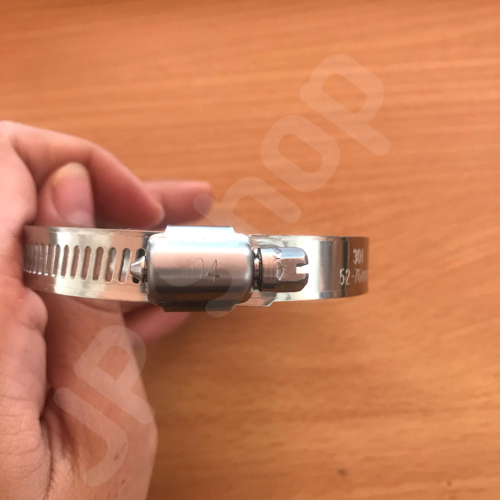 ปลอกรัด 52-76 (12 มม.) แคลมป์รัดท่อสแตนเลส 304 #5276