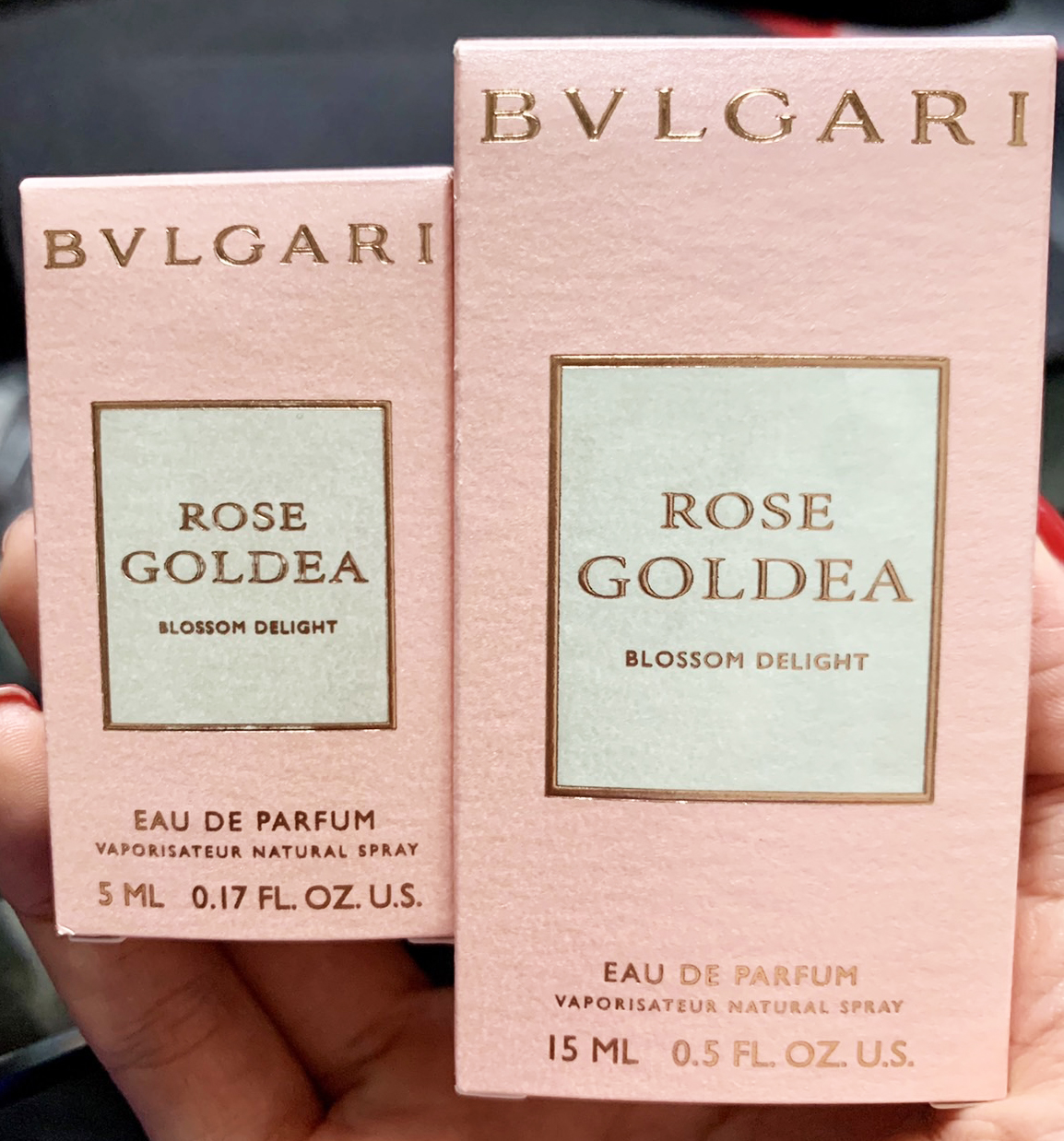 Bvlgari Rose Goldea Blossom Delight EDP น้ำหอมขนาดพกพา ของแท้