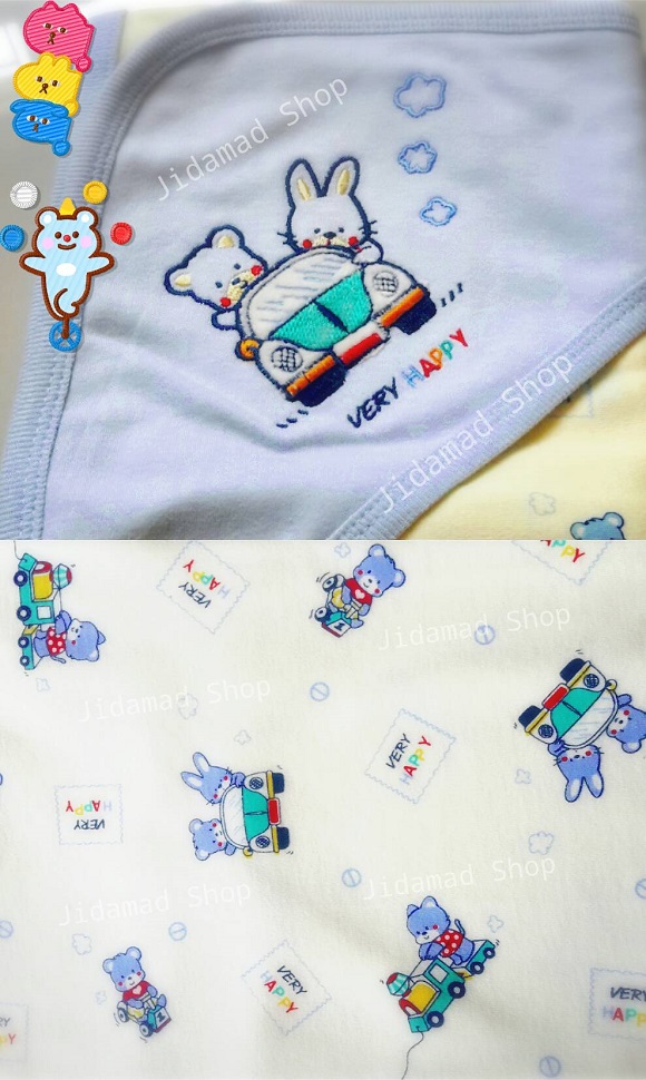 ผ้าห่อตัวเนื้อ Cotton 76x76 cm.