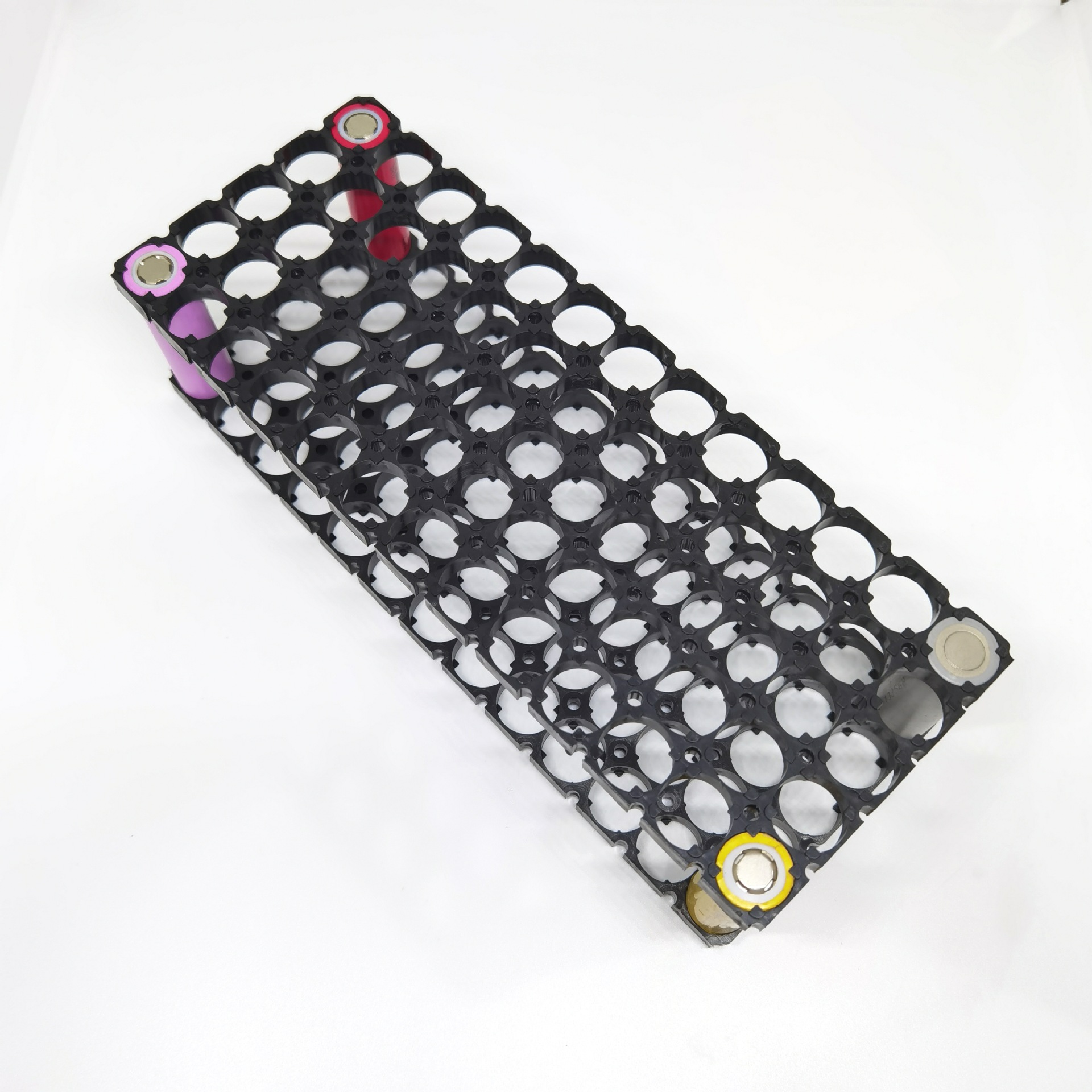 ตัวยึดแบตเตอรี่ ตัวแพ็คแบตเตอรี่ ตัวยึดแบตเตอรี่ลีเธียม18650 5*13ช่อง #Spacer Holder ตัวแพ็คถ่านสำหรับรถไฟฟ้า #1865013