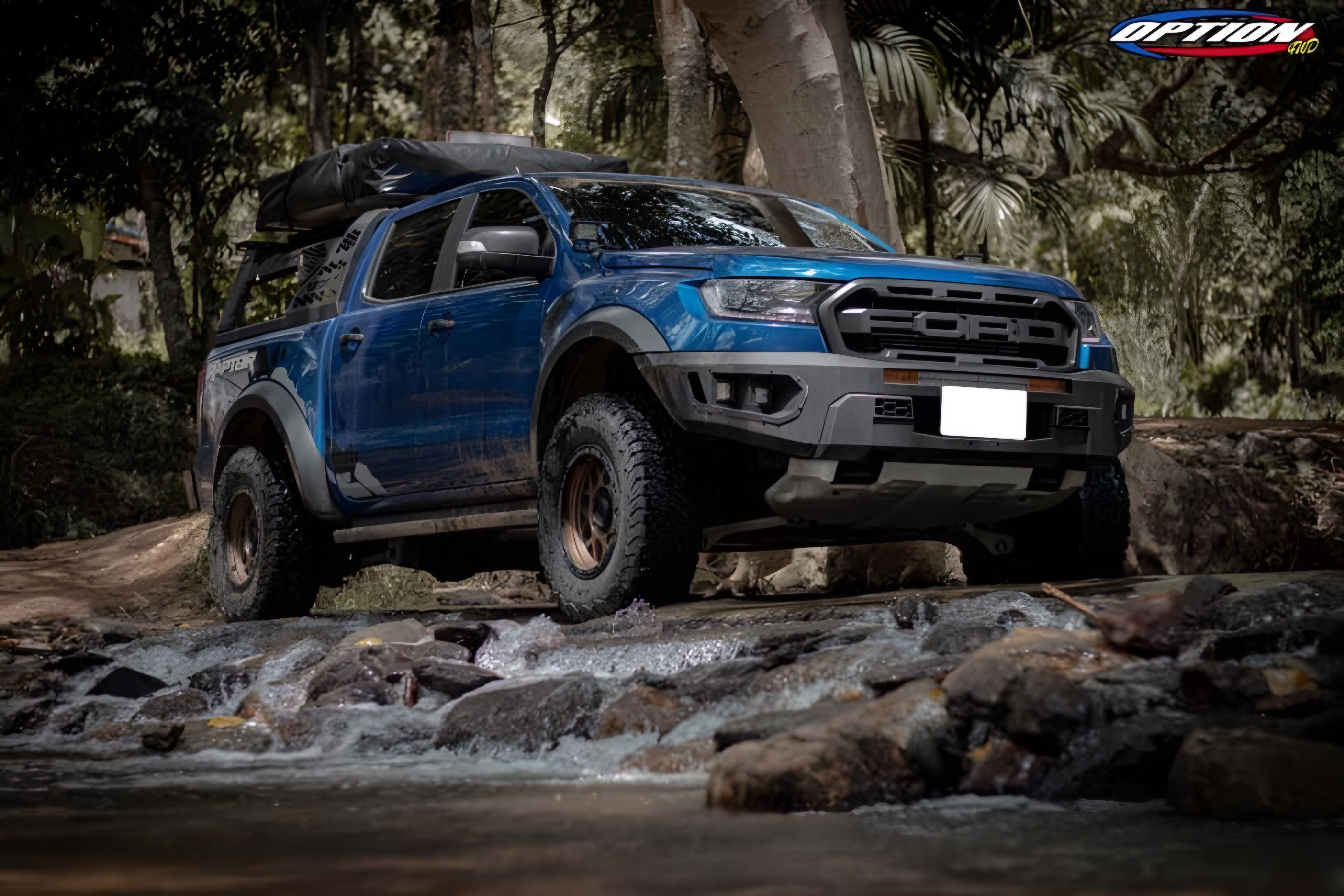 กันชนหน้า กันชนเหล็ก Option4WD รุ่น Option V.1