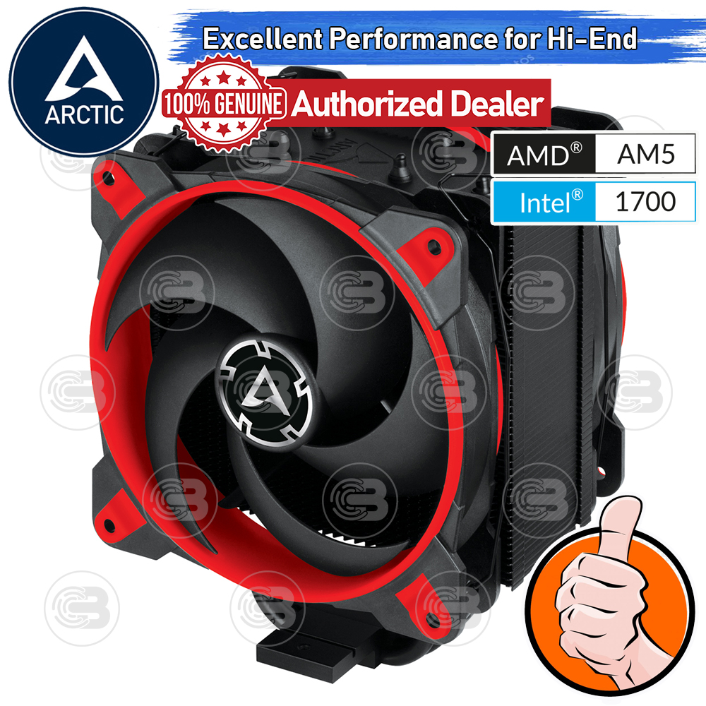 [CoolBlasterThai] Arctic Freezer 34 eSports DUO Tower CPU Cooler (Red) (LGA1851/AM5 Ready)