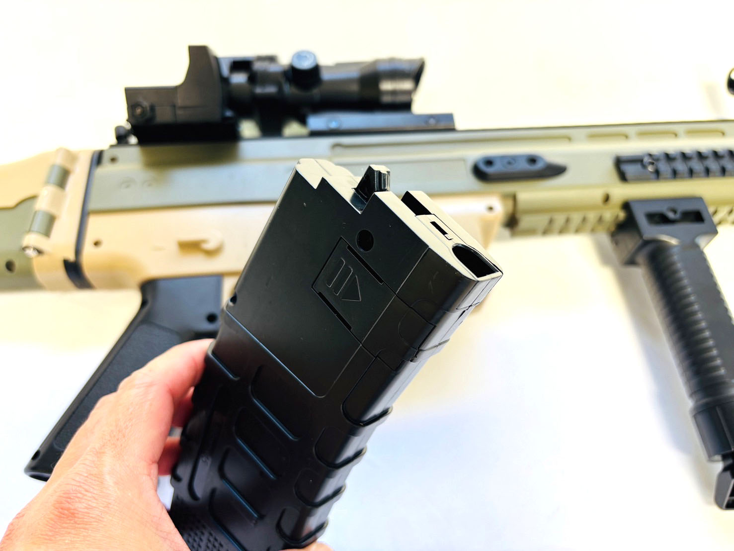 ปืนเจล ปืนเจลไฟฟ้า รุ่น SCAR (Semi Auto&Full Auto)