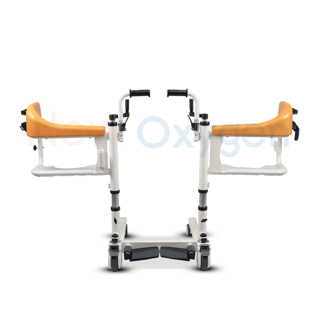 รถเข็นเคลื่อนย้ายแบบแมนนวล มือหมุนด้านบนใช้งานง่าย รับประกัน 2 ปี