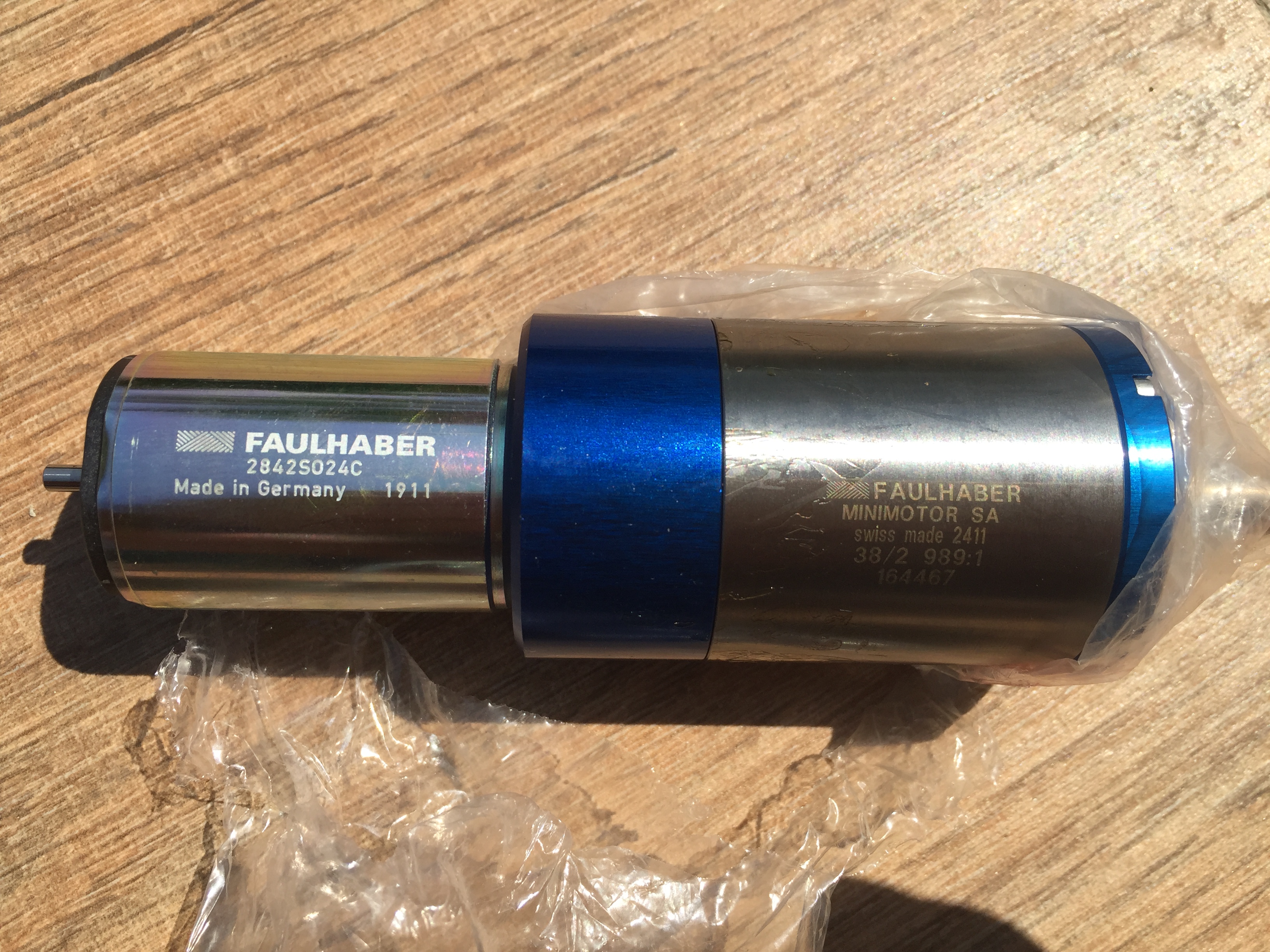 FAULHABER 2842S024C Made in Germany With FAULHABER MINIMOTOR SA38/2 989:1