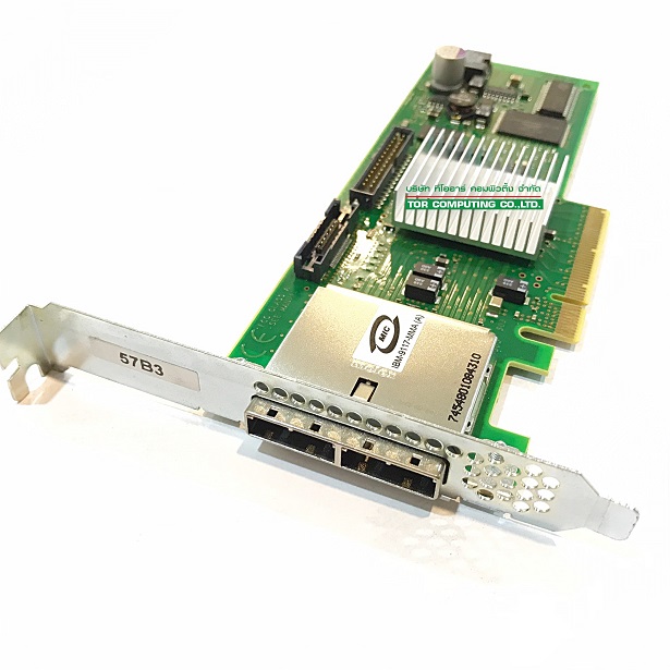 IBM 46K5840 [TorCompTH - ขาย จำหน่าย ราคา] IBM SAS 3GB 2-Port PCIe x8 Disk/Tape Adapter CCIN 57B3 for pSeries