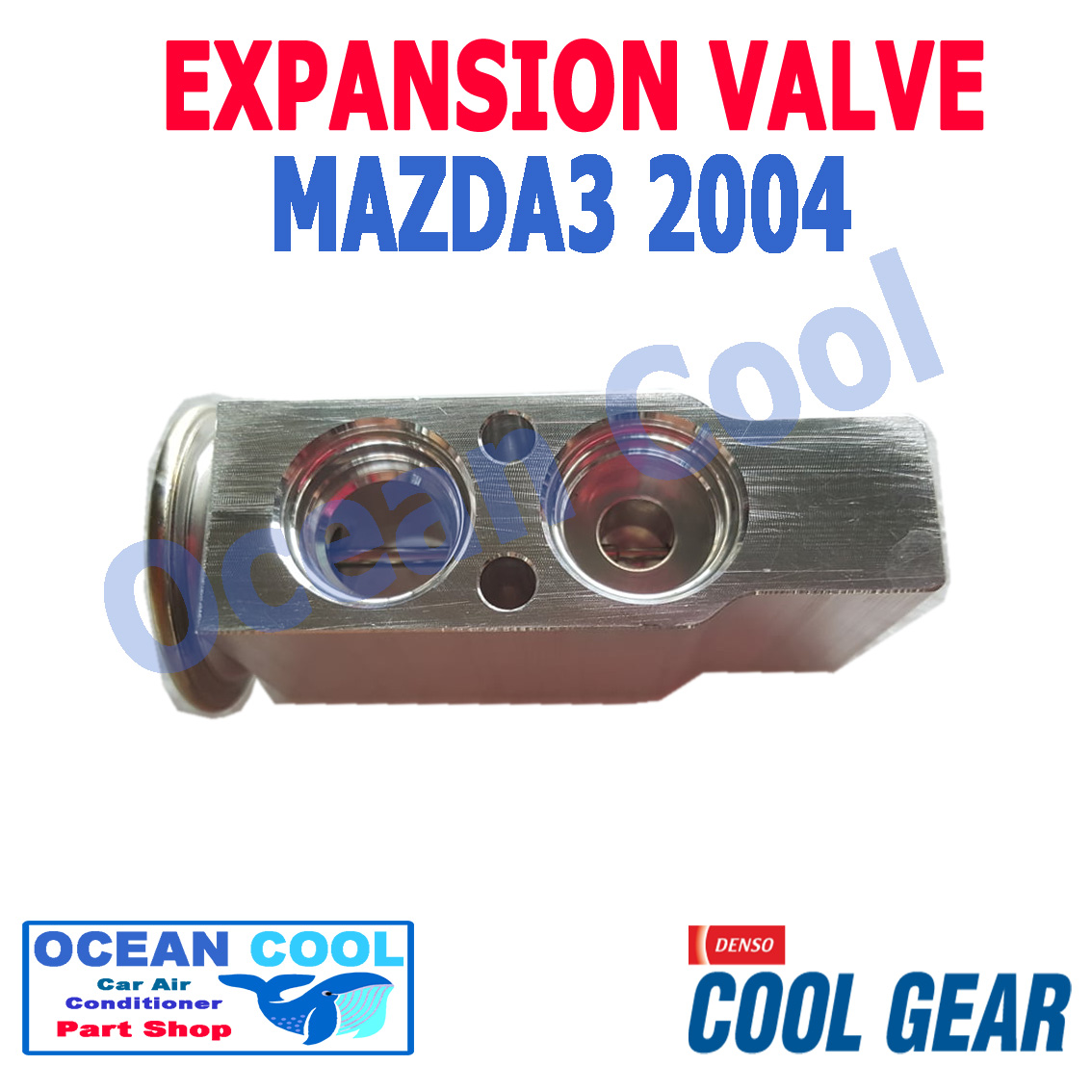 วาล์ว บล็อก มาสด้า3 2004 EV0008 Cool Gear รหัส 447500-8121 EXPANSION VALVE Mazda 3 วาวล์ อะไหล่ แอร์ รถยนต์