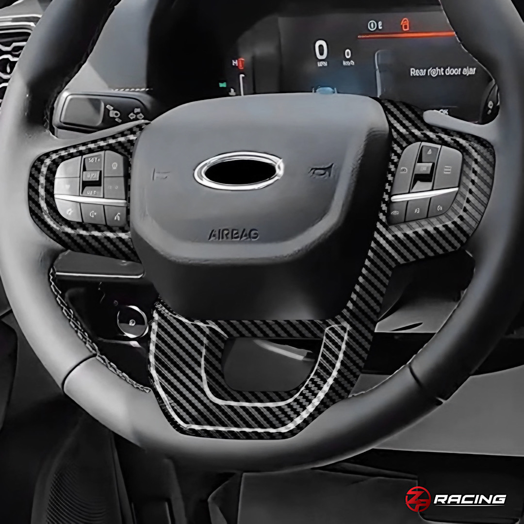 ครอบพวงมาลัยฟอร์ด Ford Next Gen Everest ลายคาร์บอน