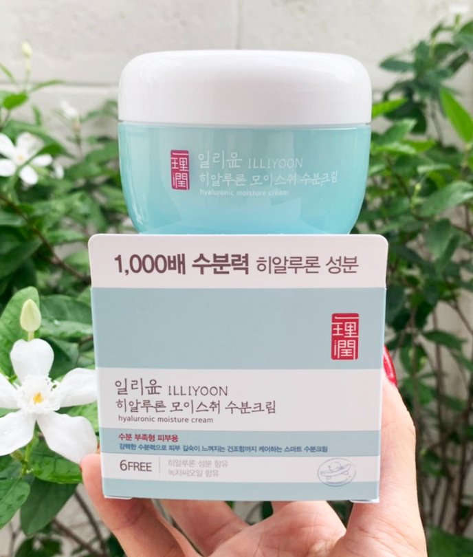 ILLIYOON Hyaluronic Moisture Cream 100ml. ครีมบำรุงผิวหน้า สูตรไฮยาลูรอนิก
