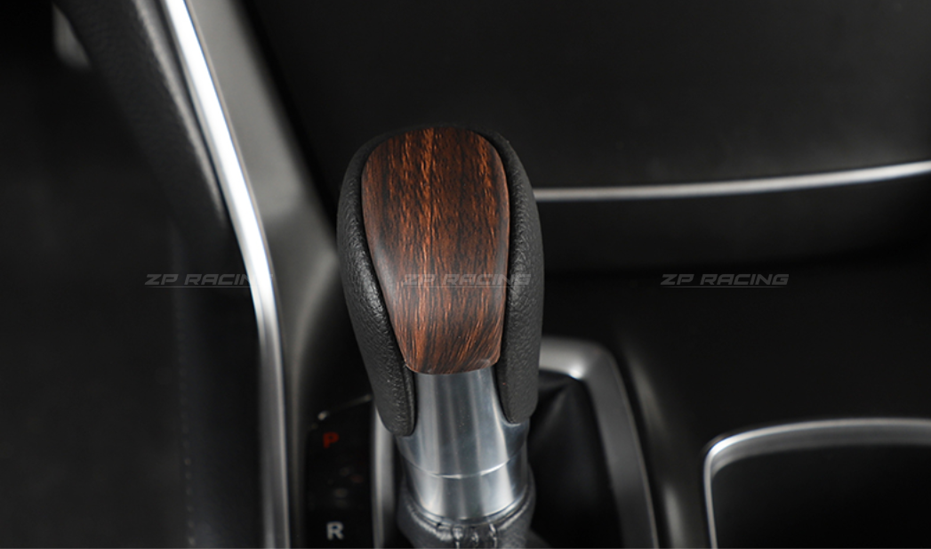 ครอบหัวเกียร์ แผ่นปิดหัวเกียร์ Honda CIVIC FE e:HEV 2022 ลายไม้