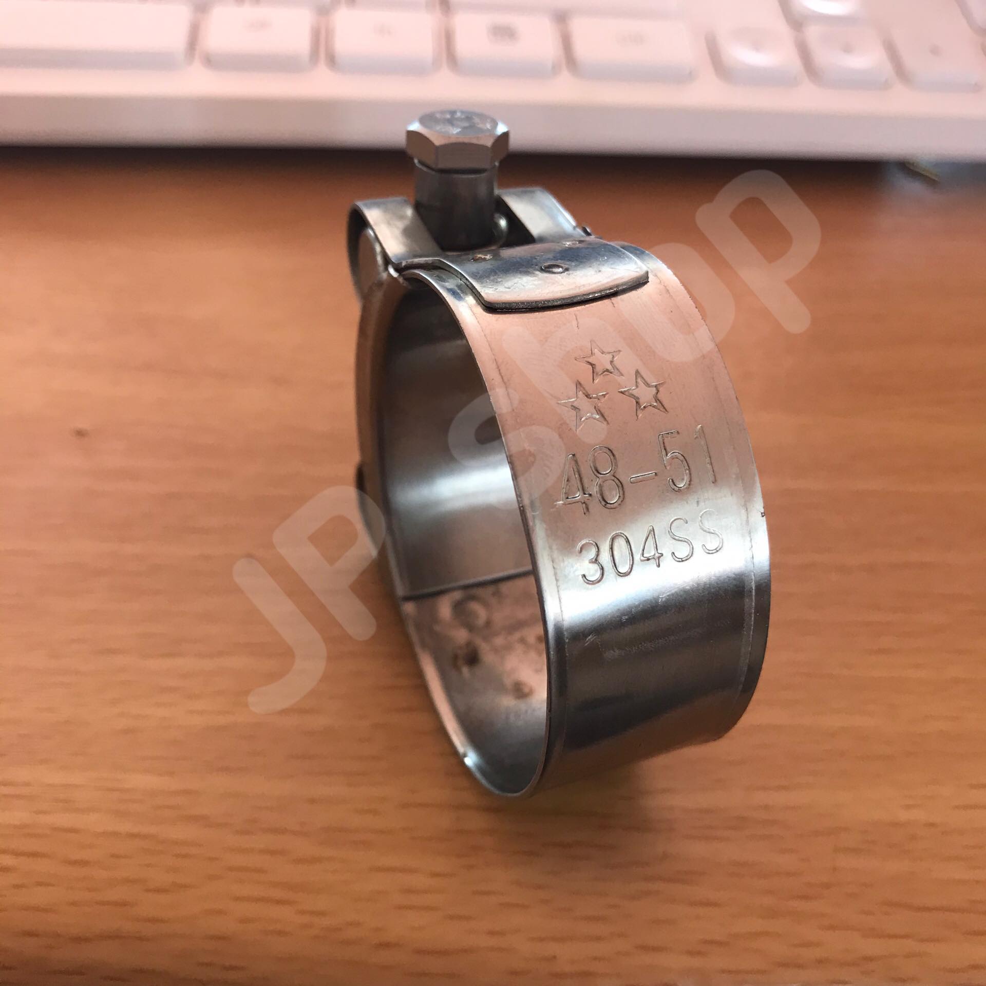 เข็มขัดรัดท่อสแตนเลส ปลอกรัดสแตนเลส 48-51 มม. สำหรับ รัด ท่อ ส แตน เลส กิ๊บ รัด ท่อ ส แตน เลส ปลอก รัด ท่อ ส แตน เลส อย่างดี#4851