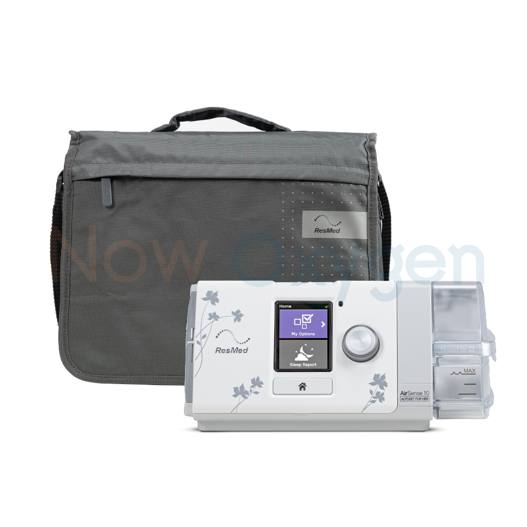 (ใหม่) เครื่องช่วยหายใจ Auto Cpap ยี่ห้อ Resmed รุ่น Airsense 10 Autoset for her ลดการนอนกรน หยุดหายใจขณะหลับ รับประกันศูนย์ไทย 3 ปี