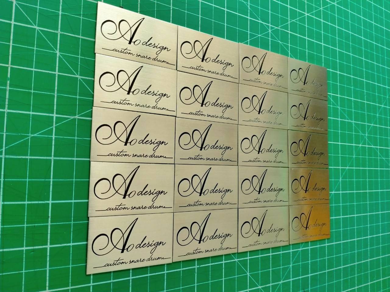 ป้ายสแตนเลสกัดกรด - Ao derign