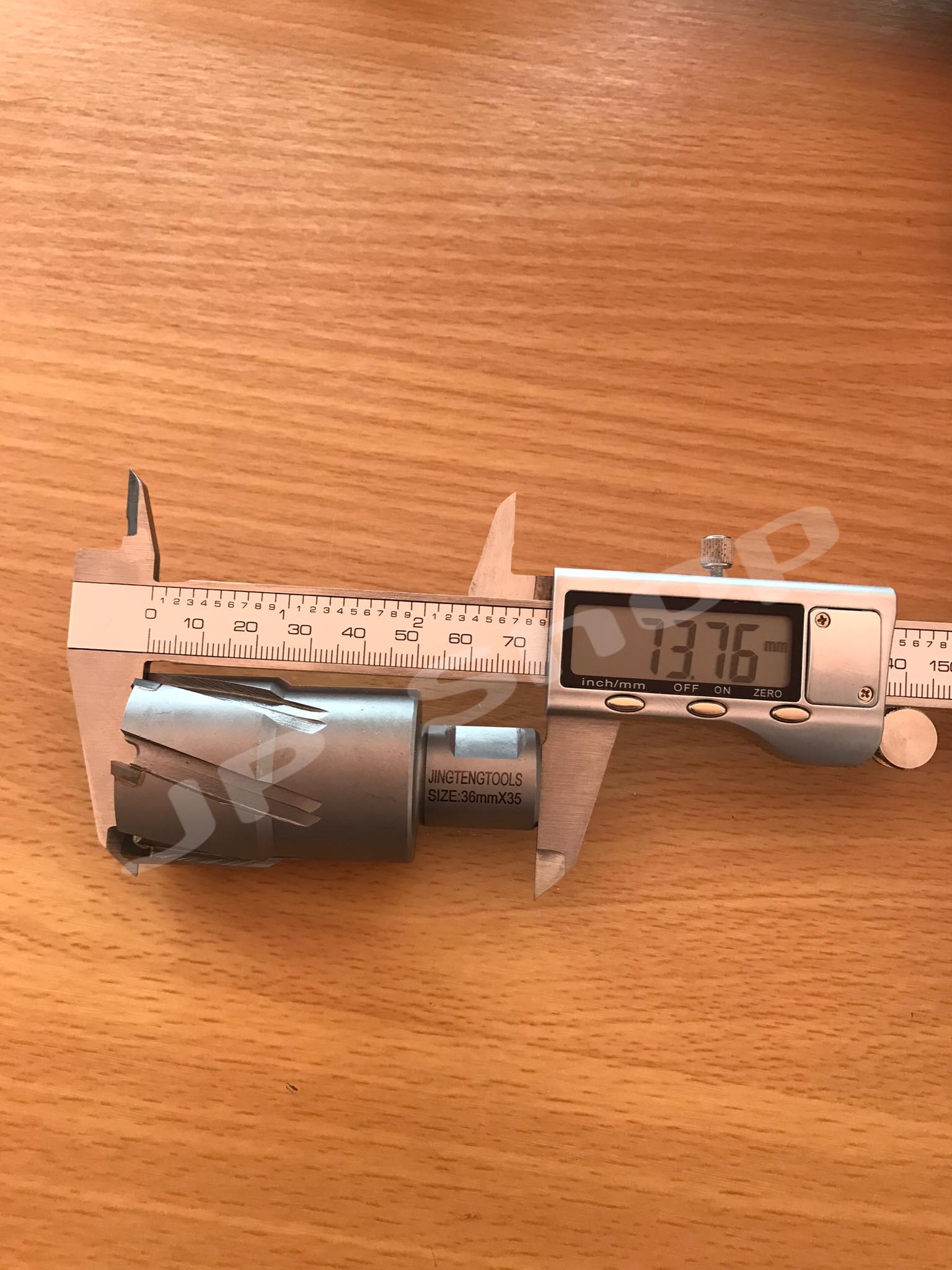 ดอกสว่านเจ็ทบอส แบบโฮลซอว์คาร์ไบสำหรับเจาะเหล็กหนา ด้วยสว่านแม่เหล็กไฟฟ้า ขนาด36*35 มม. #3635