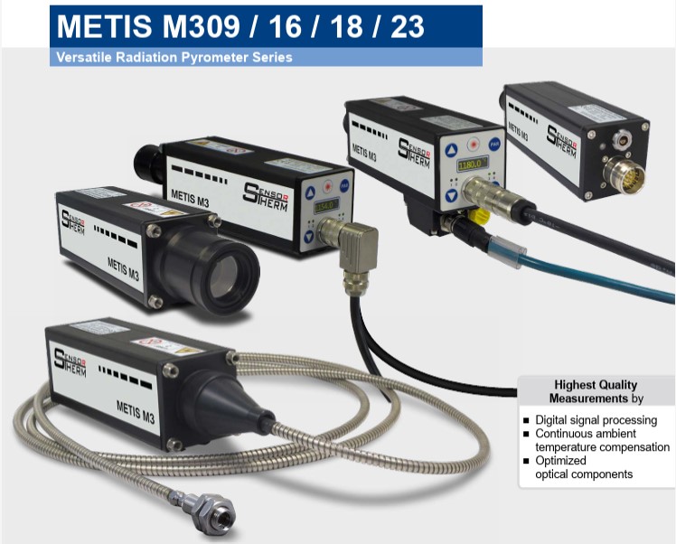 METIS M309, M316, M318, M323 Versatile Pyrometer เซนเซอร์วัดความร้อนแบบไม่สัมผัส (ไพโรมิเตอร์)_SENSORTHERM