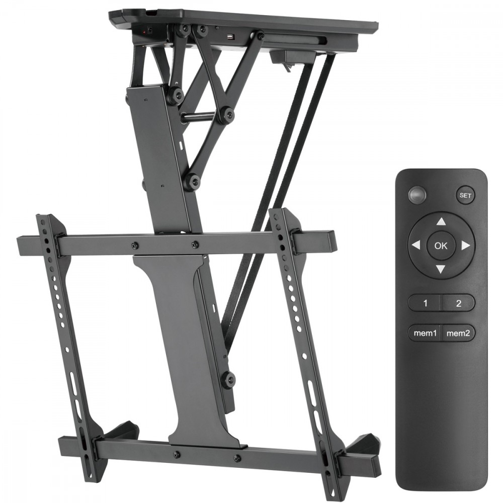 MCF-3270 ขาแขวนจอเพดาน สำหรับทีวีขนาด 32-70 นิ้ว พับเก็บได้ด้วยมอเตอร์ไฟฟ้า, Max VESA 600x400 mm., Weight Capacity 35 Kg. [ไม่รวมติดตั้ง]