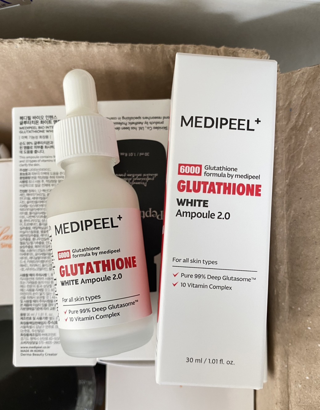 Medi-Peel Bio Intense Gluthione 600 White Ampoule 30ml. เซรั่มเปปไทด์