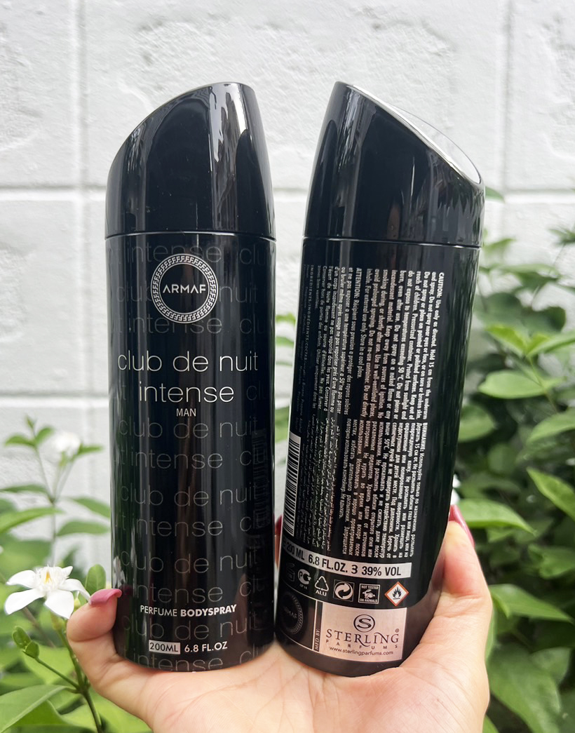 Armaf Club De Nuit Intense Man Perfume Body Spray 200ml. บอดี้สเปรย์ ผู้ชาย