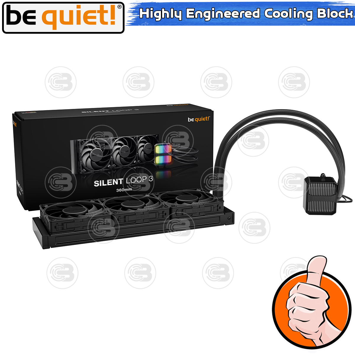 [CoolBlasterThai] Be Quiet Silent Loop 360 AIO Water Cooling CPU Cooler (AM5/LGA1851 Ready) (BW022) ประกัน 3 ปี
