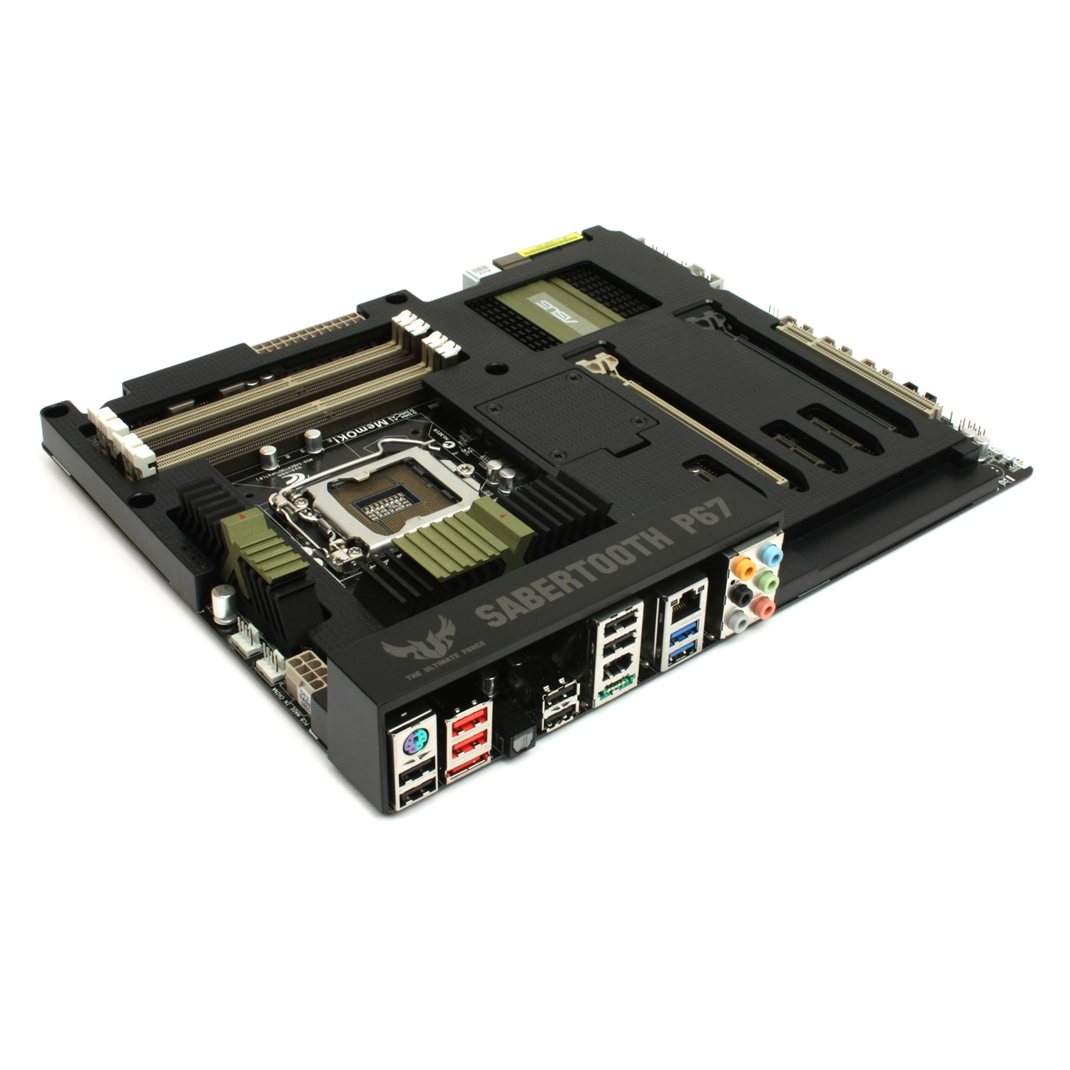 Original Back Panel I/O Shield for ASUS SABERTOOTH P67
