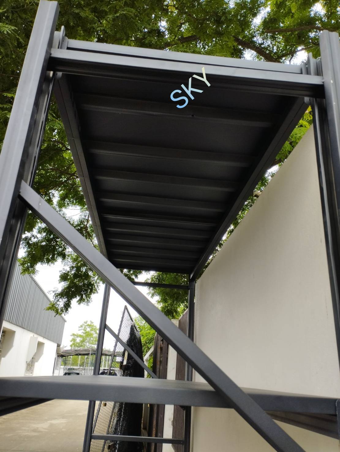 ชั้นวางสินค้า ชั้นวางของ ชั้นเหล็ก รุ่น HJ4-152062 สีดำ