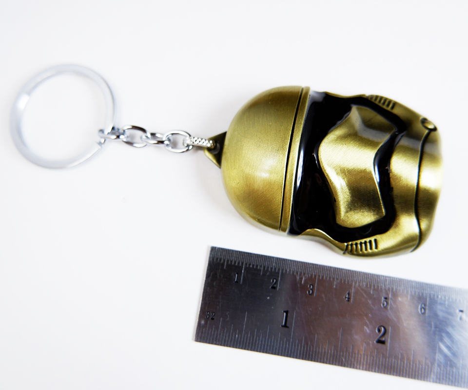 พวงกุญแจ โลหะ First Order Stormtrooper สีเงิน - Star Wars Keychain