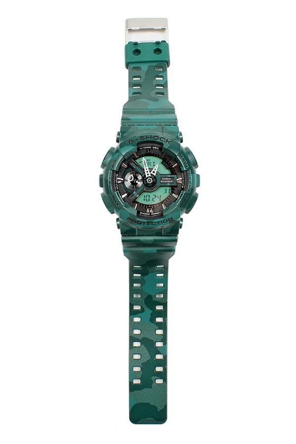 Casio G-Shock นาฬิกาข้อมือผู้ชาย สายเรซิ่น รุ่น GA-110CM-3AER - Green
