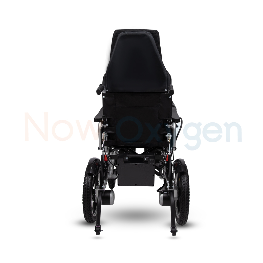 รถเข็นไฟฟ้า รุ่นพนักพิงสูง (High Back) ปรับเอนนอน ปรับยืดขาและเหยียดขา รับประกัน 1 ปี