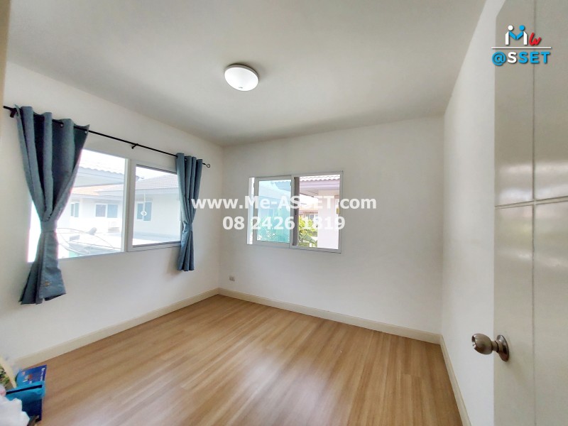 ขายบ้านเดี่ยว ใกล้ ม.มหิดล ย่าน ศาลายา วัดพระเงิน ศรีประวัติ : คณาศิริ ศาลายา : 2 ชั้น 50 ตารางวา