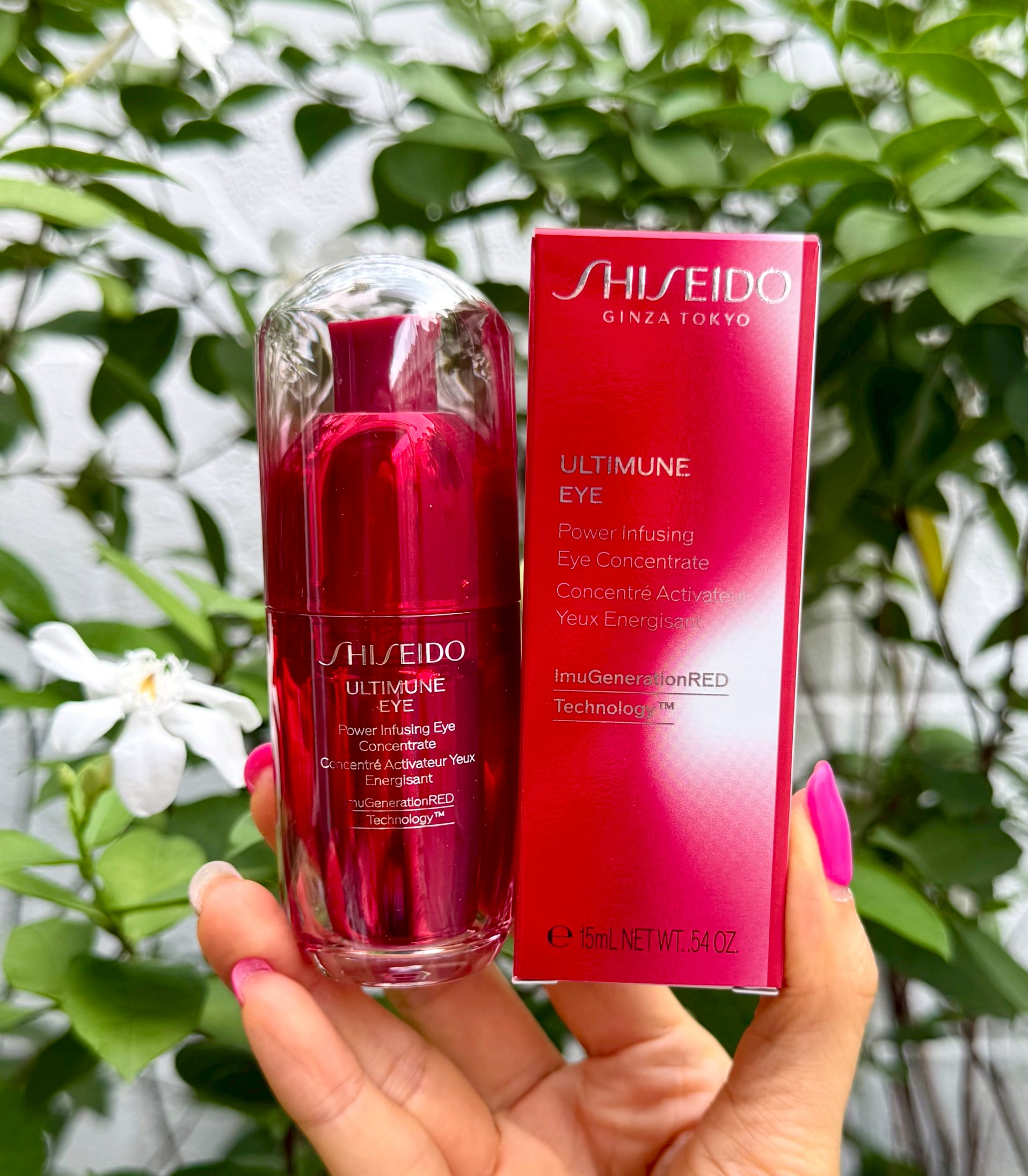 Shiseido Ultimune Eye Power Infusing Eye Concentrate 15ml. เซรั่มบำรุงผิวรอบดวงตา (1ขวด)