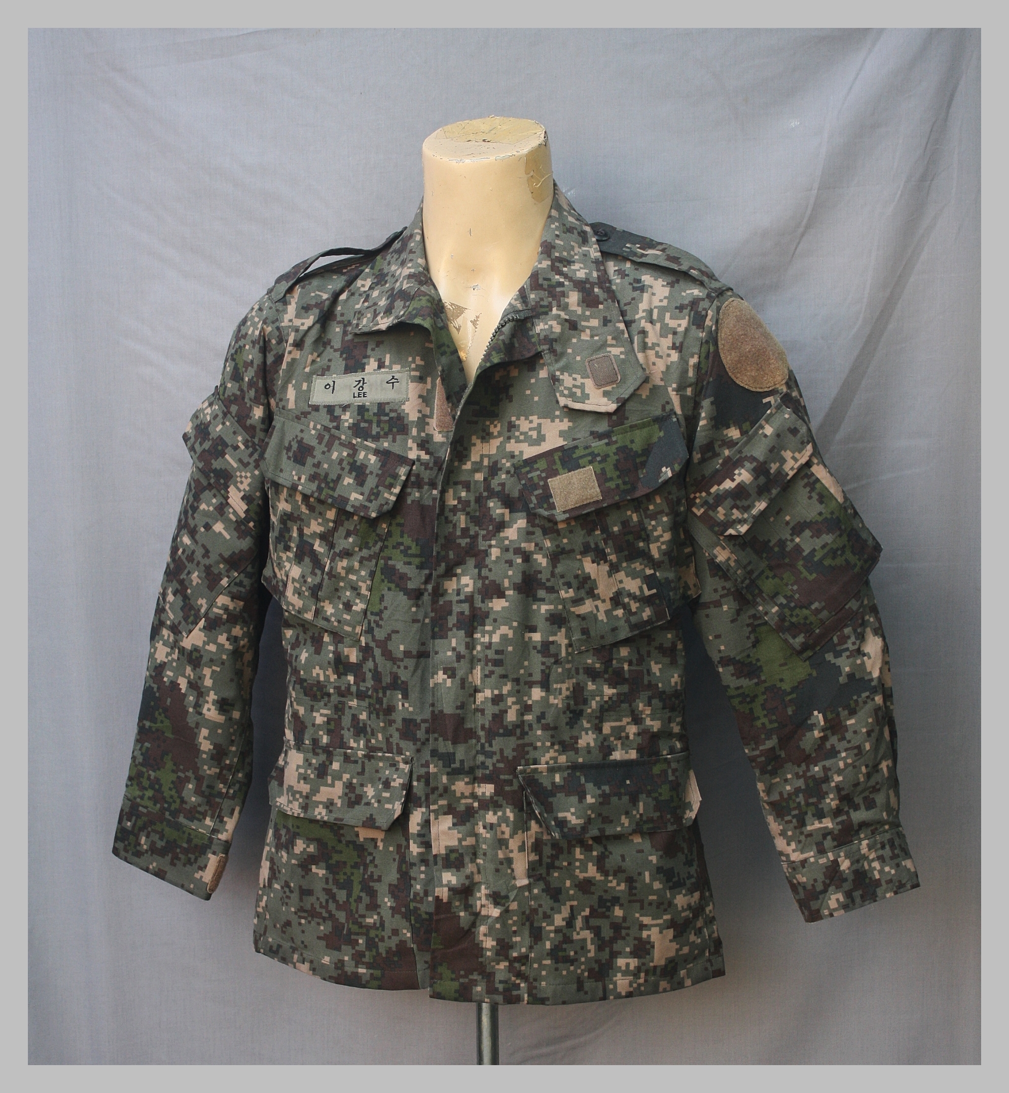 เสื้อทหารเกาหลีใต้ ลายใหม่ ติจิตอล