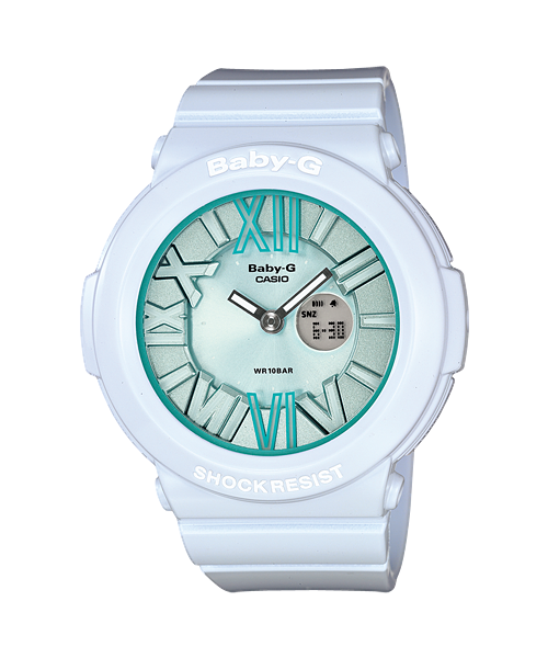 Casio Baby-G Shock Resistant Neon Illuminator Watch รุ่น BGA-161-2BDR