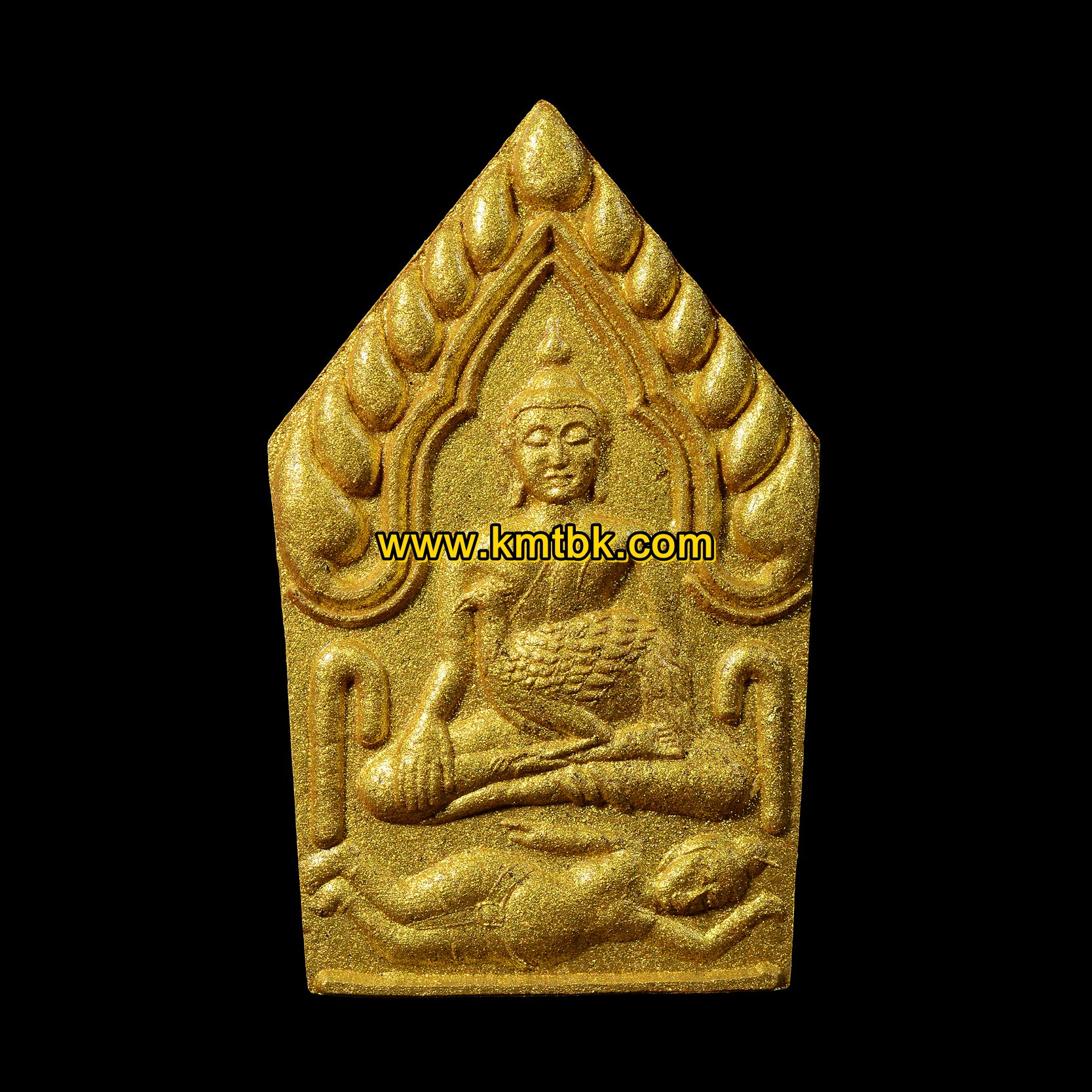 พระขุนแผน อุ้มไก่ หลวงปู่ข้าวแห้ง วัดตาปันศรัทธาธรรม เนื้อผงอาถรรพ์วิเศษ ปัดทองด้านหน้า ฝังตะกรุด 2ดอก รุ่น บูชาครูเศรษฐีรับทรัพย์ ปี2560 ของแท้จากวัด