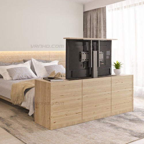 Metalnic New! M2000-SB8R ขาตั้งทีวีขนาด 37-65 นิ้ว Max VESA 600x400mm., Weight Capacity 50 Kg., ปรับยกจอขึ้น-ลง ด้วยมอเตอร์ไฟฟ้า สำหรับงานติดตั้งซ่อนในตู้เอนกประสงค์ หรือตู้คาบิเนต (ราคาไม่รวมตู้) รับประกันมอเตอร์ 1 ปี