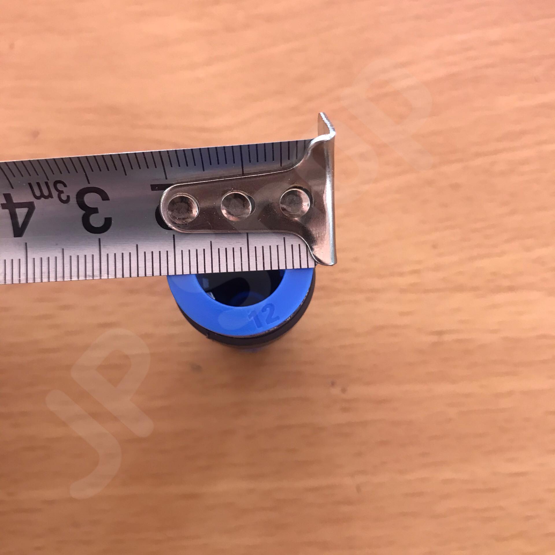 ข้อต่อลม PG 12-8 มม.-ต่อตรง ฟิตติ้งสายลม 12 ลด 8 มม. #12008