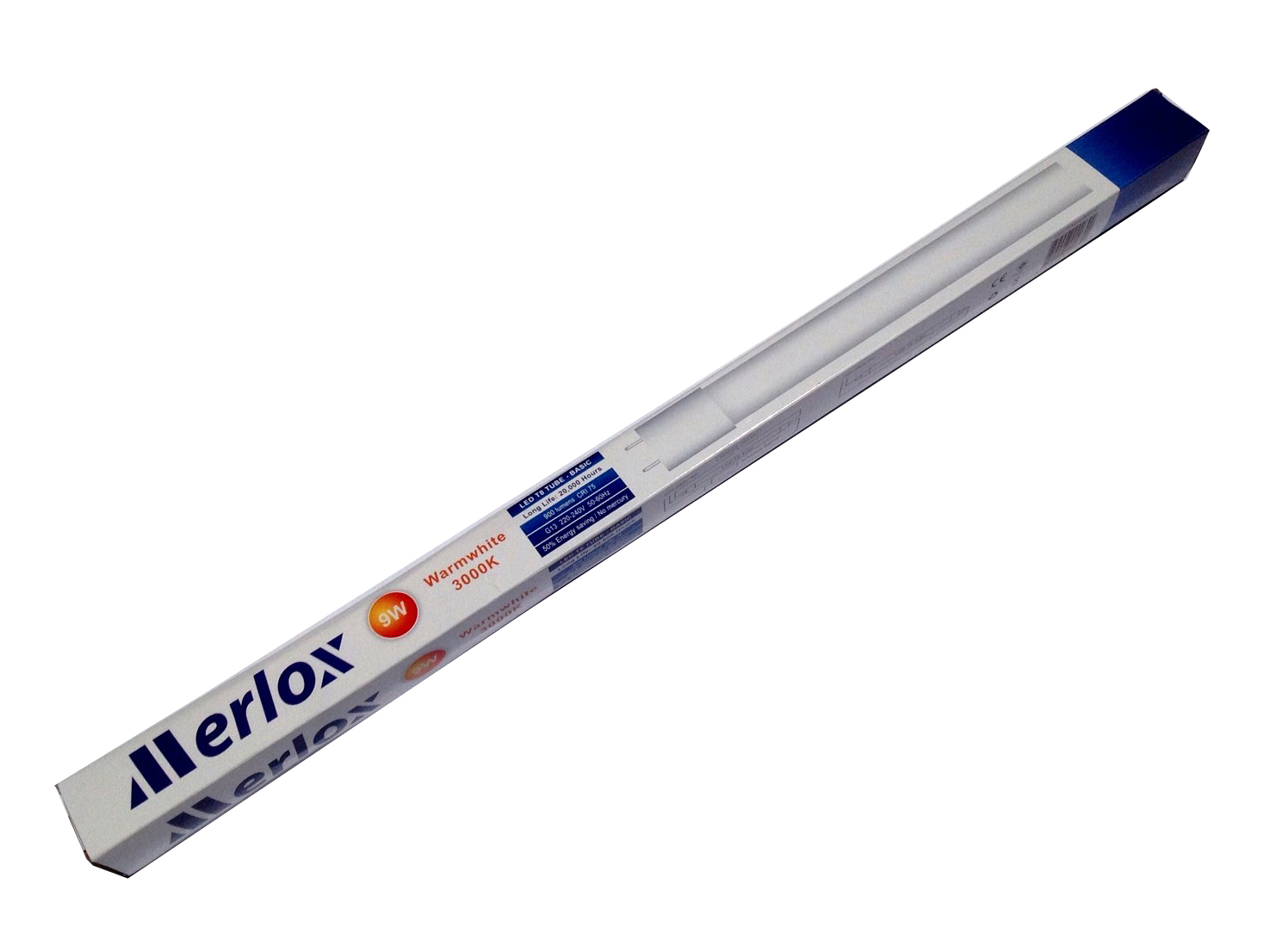 หลอดนีออน LED TUBE T8 9W 3000K G13 MERLOX