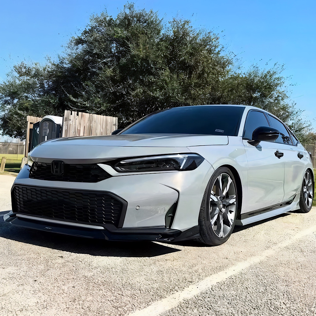 ลิ้นหน้า ลิ้นต่อกันชนหน้า Civic FE e:HEV Minorchange 2024-2027 รุ่น YOFER แท้