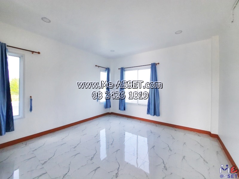 ขายบ้านเดี่ยวสไตล์นอร์ดิก ย่าน เลียบคลองชลประทาน ทุ่งบัว กำแพงแสน นครปฐม : ใกล้มหาวิทยาลัยเกษตรศาสตร์ กำแพงแสน : 1 ชั้น 54.4 ตร.วา