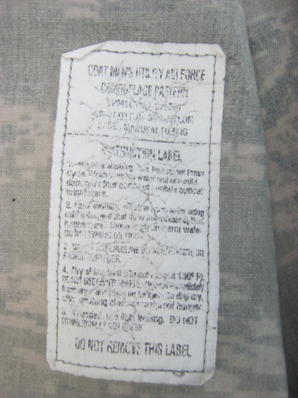 The Airman Battle Uniform (ABU) USAF Digital Tiger Stripe