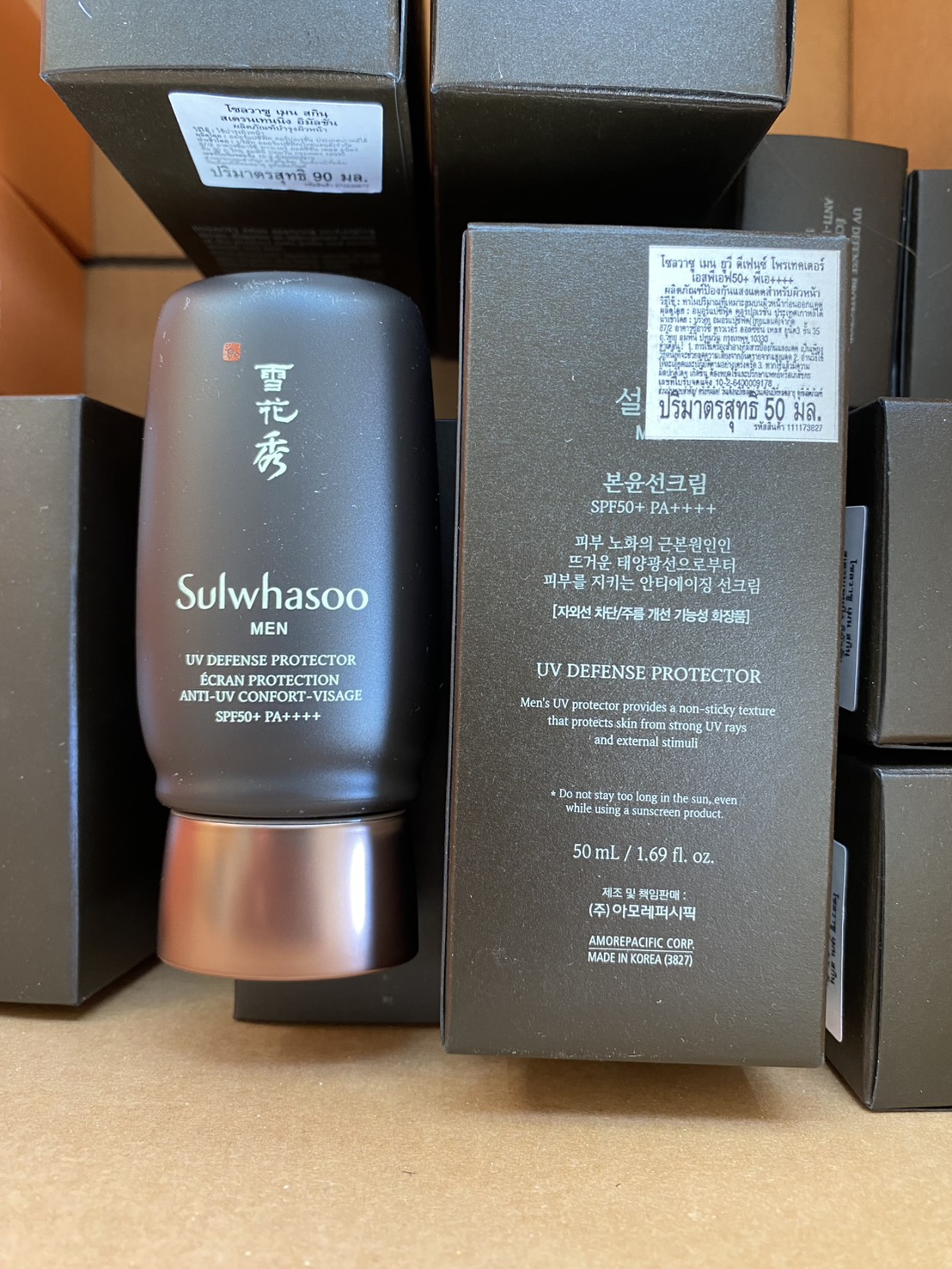 Sulwhasoo Men Sunscreen UV Defense Protector 50ml SPF50+/PA++++ ครีมกันแดดสำหรับผู้ชาย