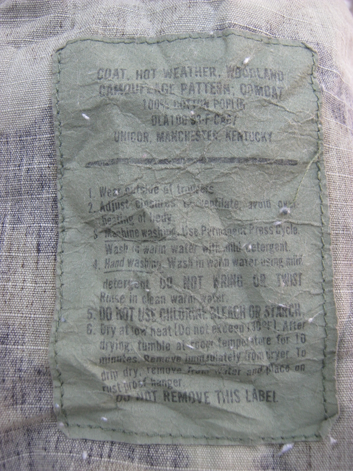 เสื้อทหาร USA ลาย M81 woodland Coat Hot weather