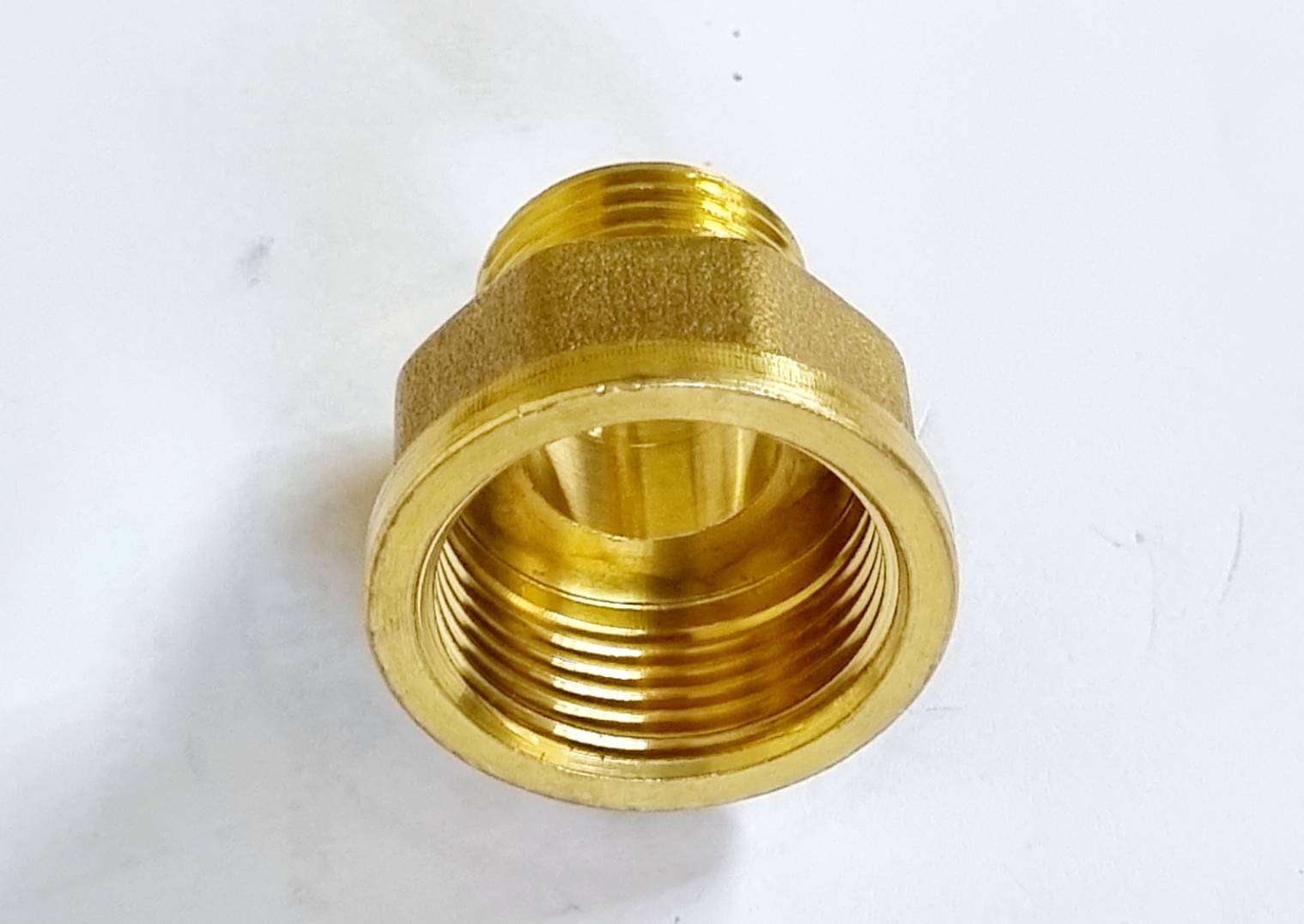 ข้อลดทองเหลือง เกลียวใน 6 หุน เกลียวนอก 4 หุน #2501